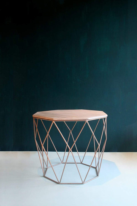SIDE TABLE Honeycomb Side Table (Natural)