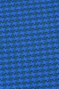 SOLID & TEXTURED BEDCOVERS Houndstooth Woven Cotton Bedcover (Midnight Blue)
