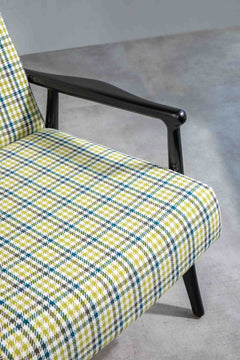 Houndstooth Olive Green Fabric