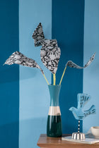 Hourglass Soft Blue Ceramic Vase