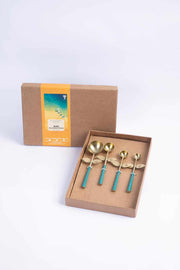 MEASURING CUPS & SPOONS Hukki Brass And Steel Measuring Spoons