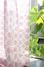 SHEER FABRIC AND CURTAINS Incana Sheer Fabric And Curtains (Coral)