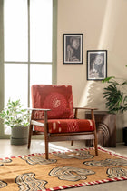 Inni Teak Wood Armchair