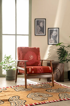 Inni Teak Wood Armchair