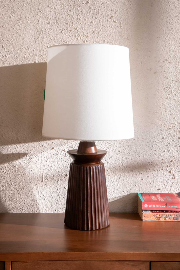 TABLE LAMPS Inti Wood Table Lamp