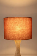 Solid Large Drum Lampshade (Rust Red )