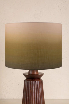 Akshaya Large Drum Lampshade (Olive Green)
