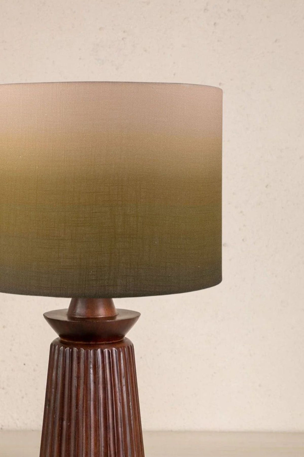 Akshaya Large Drum Lampshade (Olive Green)