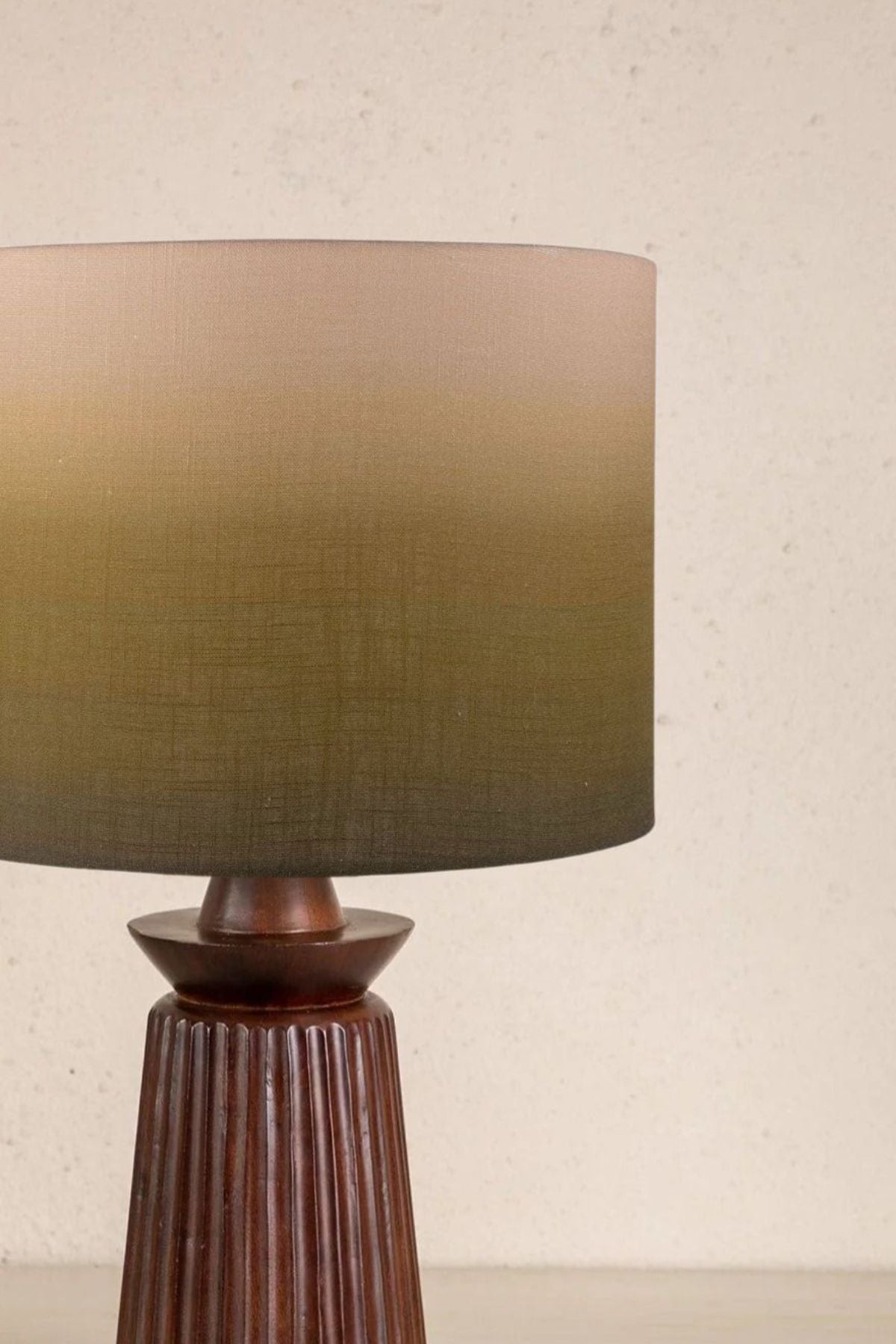 Akshaya Large Drum Lampshade (Olive Green)