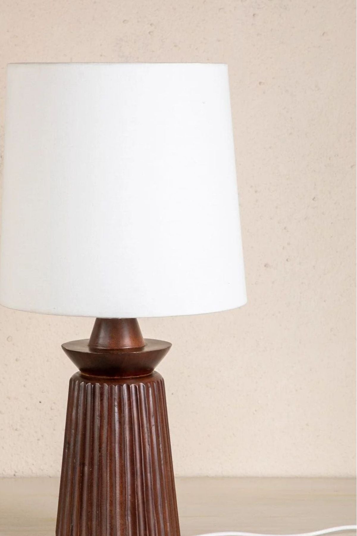 Solid Medium Taper Lampshade (Off White)