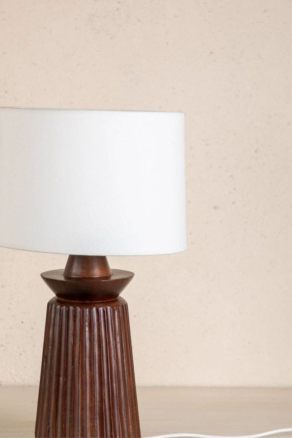 Solid Medium Drum Lampshade (Off White)