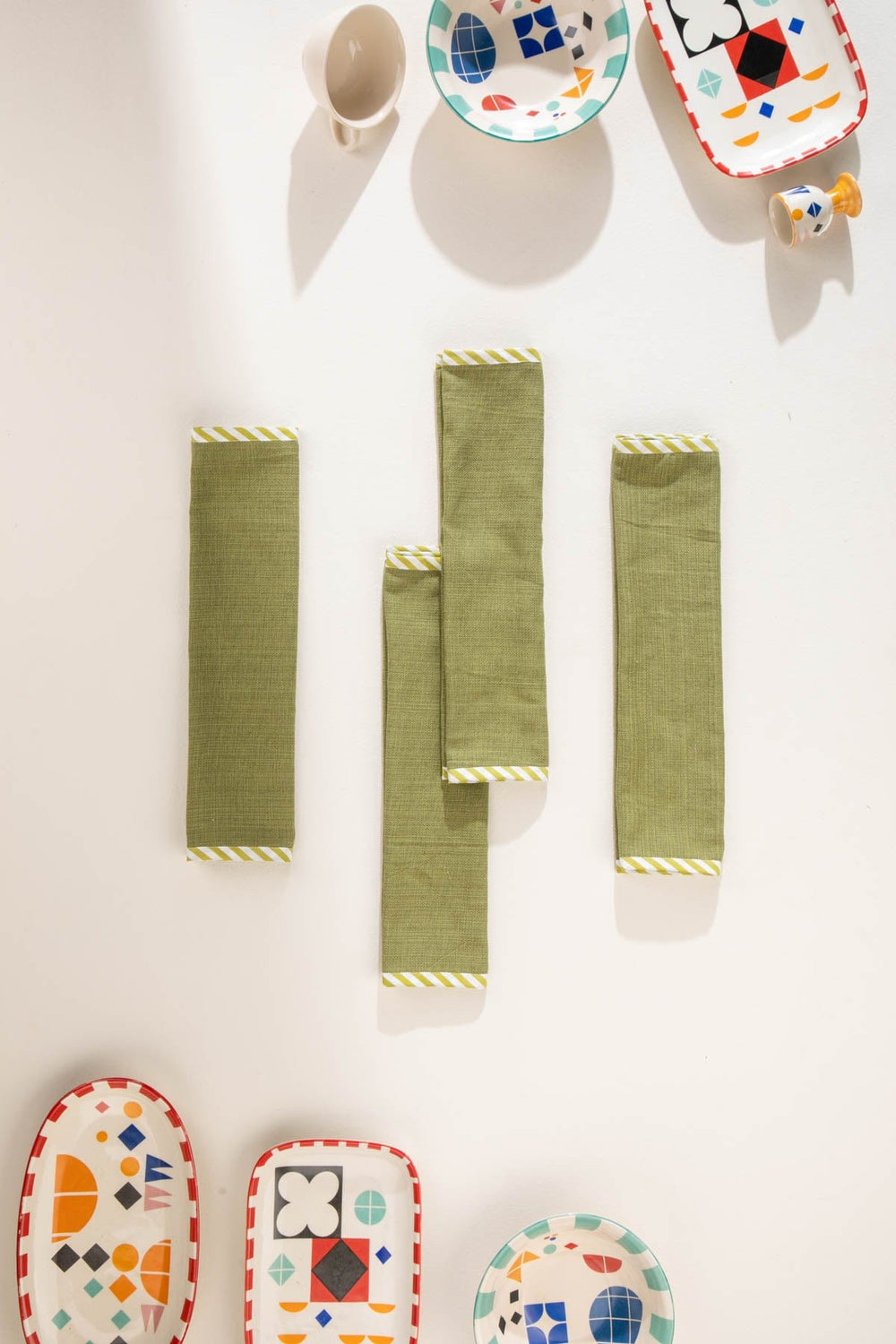 Joyee Green Dinner Napkin (Set Of 4)