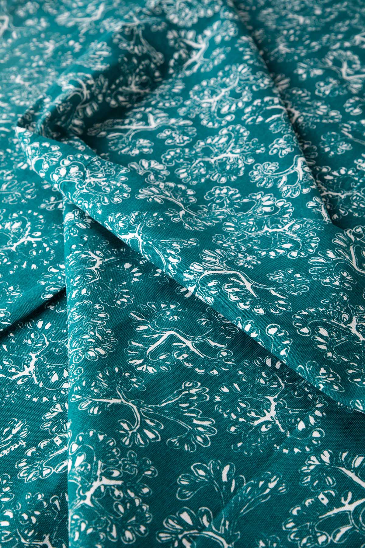 PRINT & PATTERN UPHOLSTERY FABRICS Juba Printed Upholstery Fabric (Teal Balance )
