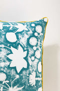 PRINT & PATTERN CUSHIONS Juba Sativa Teal Balance Cushion Cover (36 Cm X 50 Cm)