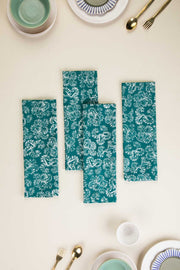 NAPKINS Juba Teal Balance Dinner Napkin (Set Of 4)