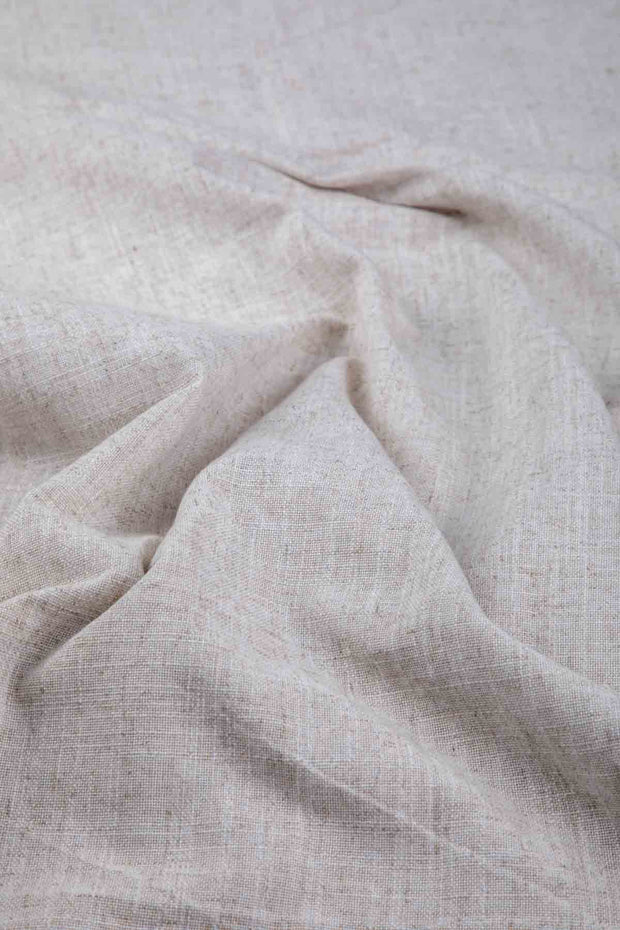 SOLID & TEXTURED UPHOLSTERY FABRICS Jute Linen Ecru Solid Upholstery Fabric