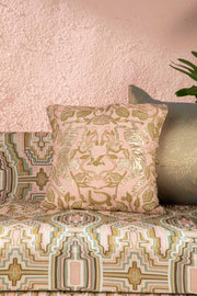 PRINT & PATTERN CUSHIONS Kabini   Soft Pink Cushion Cover (41 Cm X 41 Cm)