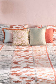 PRINT & PATTERN CUSHIONS Kabini Stars   Misty Gold Cushion Cover (46 Cm X 46 Cm)