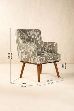 Kabo Teak Wood Armchair