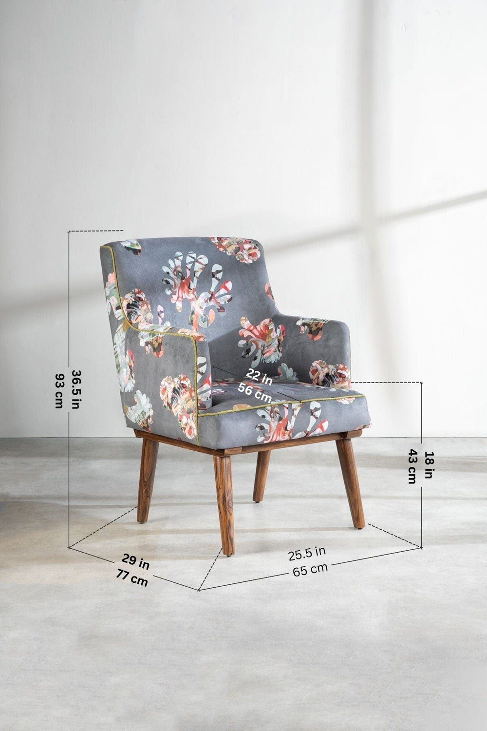 Kabo Teak Wood Armchair