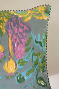 PRINT & PATTERN CUSHIONS Kachnar Green Fields Cushion Cover (46 Cm X 46 Cm)