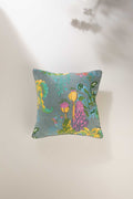 PRINT & PATTERN CUSHIONS Kachnar Green Fields Cushion Cover (46 Cm X 46 Cm)