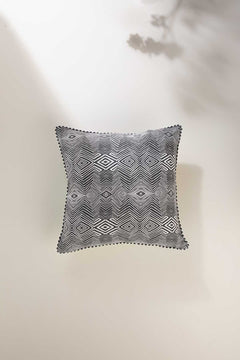 PRINT & PATTERN CUSHIONS Kachnar Green Fields Cushion Cover (46 Cm X 46 Cm)