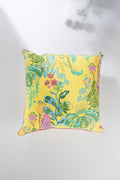 PRINT & PATTERN CUSHIONS Kachnar Yellow Fields Cushion Cover (61 Cm X 61 Cm)