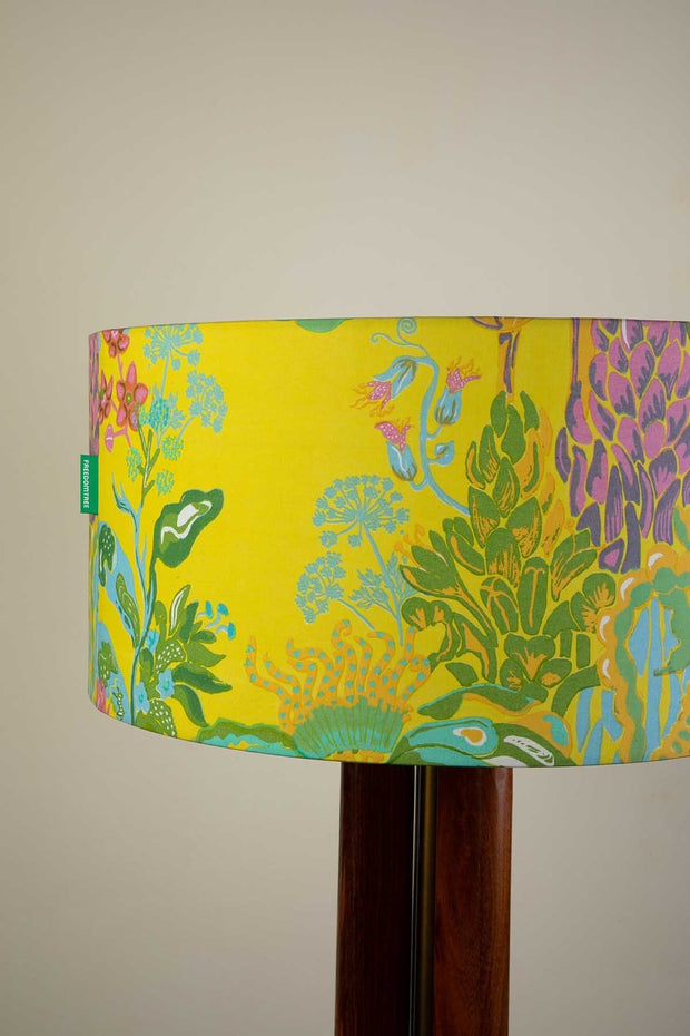 LAMPSHADES Kachnar Extra Large Drum Lampshade (Yellow Fields )