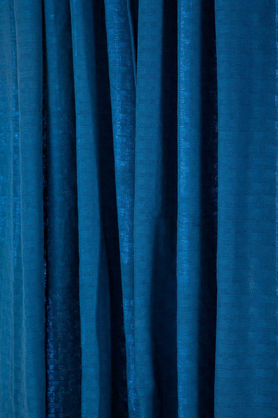 PRINT & PATTERN HEAVY FABRICS Kada Patterned Heavy Fabric And Curtains (Indigo)