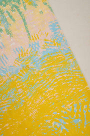 PRINT & PATTERN UPHOLSTERY FABRICS Kagal Dawn Yellow Printed Upholstery Fabric