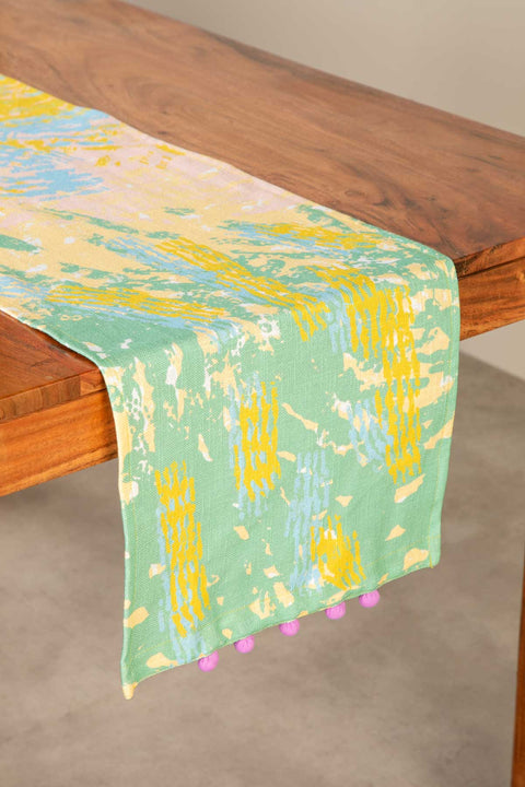 TABLE RUNNERS Kagal Dawn Yellow Table Runner