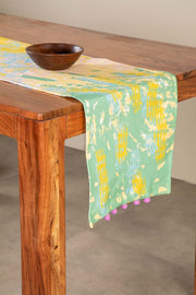 TABLE RUNNERS Kagal Dawn Yellow Table Runner