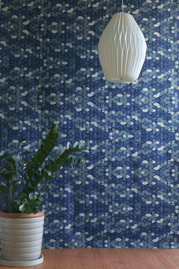 UPHOLSTERY FABRIC Kamu Blue/Olive Upholstery Fabric