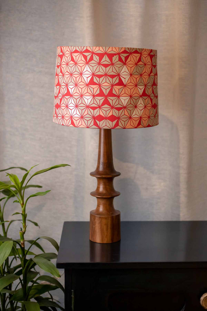 LAMPSHADES Kamu Medium Drum Lampshade (Red)