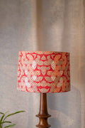 LAMPSHADES Kamu Medium Taper Drum Lampshade (Red)