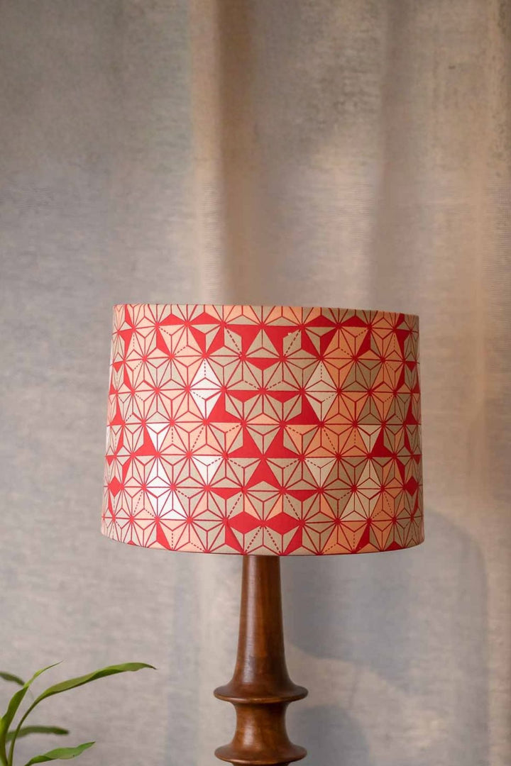 LAMPSHADES Kamu Medium Taper Drum Lampshade (Red)