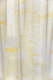 CURTAINS Kantha Yellow Sheer Curtain (Voile)