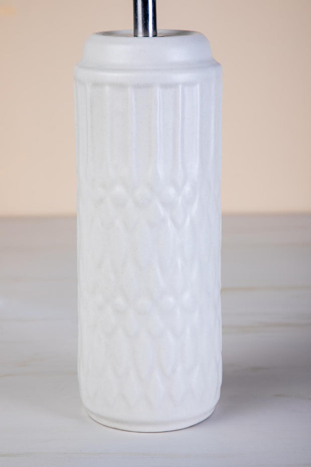 TABLE LAMPS Karah Ceramic Table Lamp (Matt White)