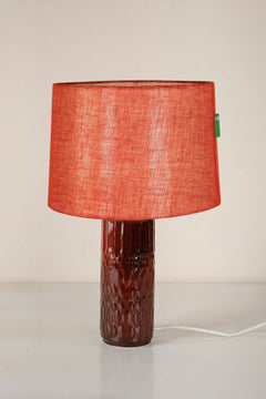 Karah Ceramic Table Lamp (Mineral Red)