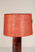Solid Medium Taper Drum Lampshade (Dusky Red)
