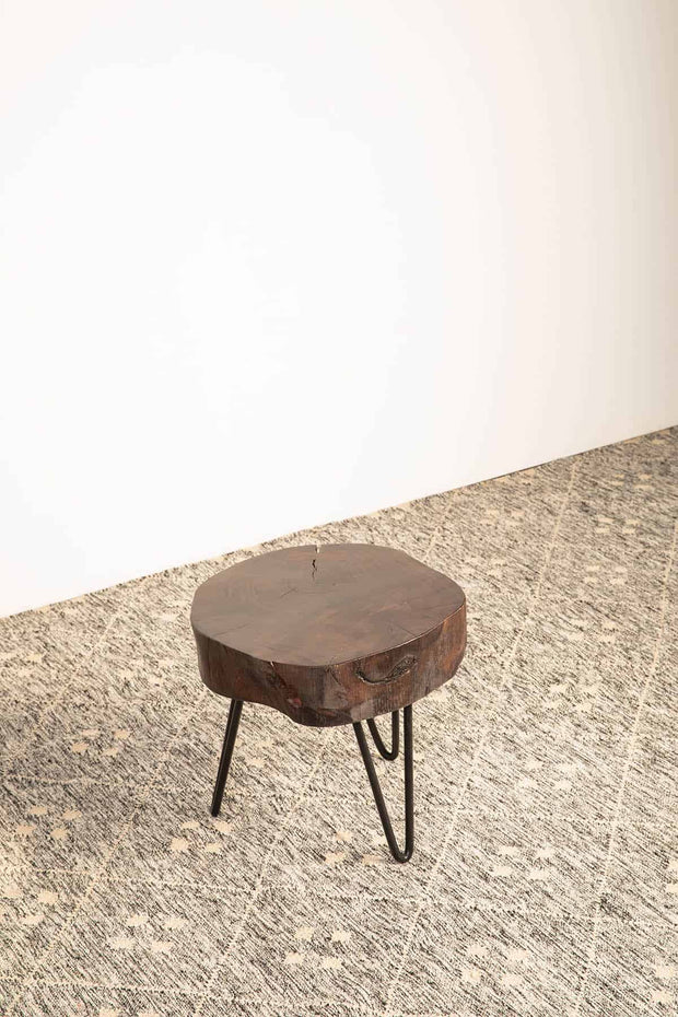 SIDE TABLES Karai Acacia Wood And Metal Side Table