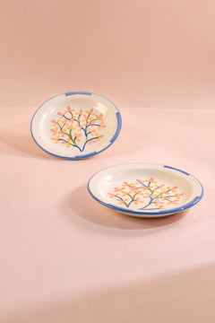 Keora Ceramic Snack Plate (Set Of 2)
