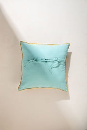 SHAMS & FLOOR CUSHIONS Keora Honey Bloom Floor Cushion Cover (61 Cm X 61 Cm)