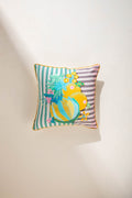 PRINT & PATTERN CUSHIONS Keora Stripers Honey Bloom Cushion Cover (46 Cm X 46 Cm)