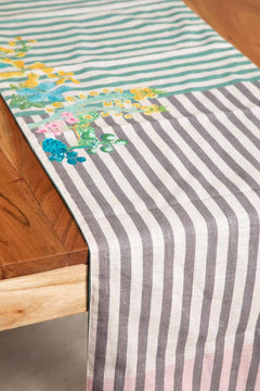 TABLE RUNNERS Keora Stripers  Honey Bloom Table Runner