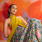 Kiwach Wrap Skirt (Goldenrod Blue)