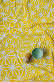 CURTAINS Kiwach Yellow Window Curtain In Sheer Fabric