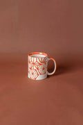 MUGS & CUPS Kiwach Orange Ceramic Coffee Mug (Set Of 2)