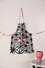 KITCHEN LINEN Kiwach Black And Red Kids Cooking Apron